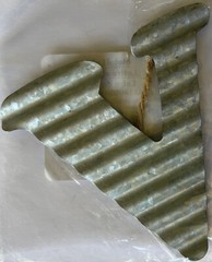 WAVY METAL LETTER “V” ArtMind Alphabet•Upper-Case•Monogram •Word•Journaling•Hang