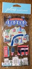 RARE Jolees City Of London ~ England United Kingdom Travel Vacation Flag Map Bus