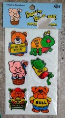 Vintage Lot of 24 Puffy Stickers Sealed Kittens, Puppies, Easter, Russ, Pig