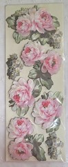 ANNA GRIFFIN 3D FLOWER STICKERS Embellishments LOT 8 Sheets/60 Pcs NIP (PA46)