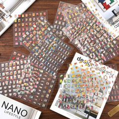 2000+ Cute Mini Sticker Pack, 36 Sheets Tiny Food & Snack Stickers,5Mm Transpare