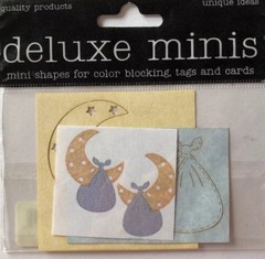 MINI SPECIAL DELIVERY’S Laser Die-Cut(4pc)Deluxe Cut•Moon•Newborn •Boy•Baby•Star
