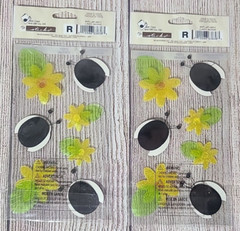 Jolee’s Boutique EK Success Lady Bugs Flowers Epoxy Stickers Crafts New