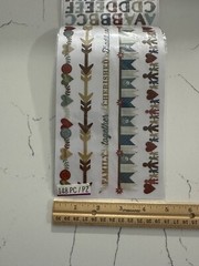Sticko Autocollant Family Icons & Words Flip Pack 148PC Letters Banners Phrases