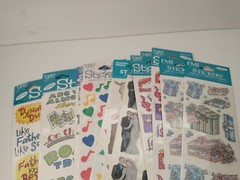 15 Vintage Frances Meyer FMI Sticker Packs Lot Unused Music People Wedding More
