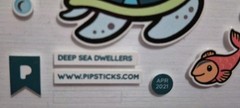 Pipsticks Sticker Sheet «Deep Sea Dwellers» Reprinted From Apr 2021