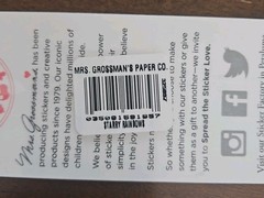 Mrs. Grossman’s STARRY RAINBOWS stickers, Mrs. Grossman heart stars stickers