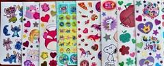 399+ STICKERS Valentine Day Theme Card Making Heart Love Quotes Red School Party