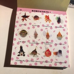 PRE-SALE Uozura Fish Heads Stickers book 274 Japanese stickers