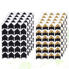 10 Sheets Border Stickers for Scrapbooking Photo Corners Album Fixed
