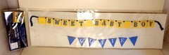 DEJA VIEWS: Sweet Baby Boy Mini Banner Stickers (NEW)