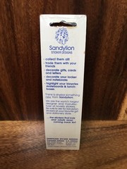 Vintage Sandylion Sticker Birthday Ice Cream Mother of Pearl