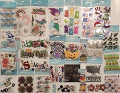 Lot of 27 JOLEE’S BOUTIQUE Dimensional Scrapbooking Stickers