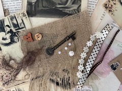 Romantic Motherhood Vintage Book Pages Ephemera Junk Journal Kit 80+ Pieces