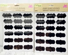 Chalk Board Stickers 2.25″X1″ Pantry Lot of 2 Crafters Square 36 Labels Total