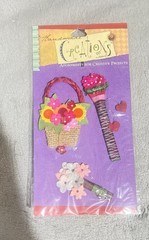 Junk Journal Embellishment Lot – Handmade Adornments, Frames & Flowers ~ 4 Packs