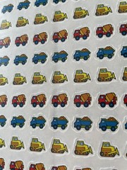 Vintage Frank Schaffer Trucks Sticker (792 Stickers) Little Reward Chart Chore