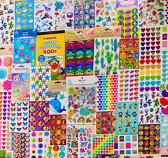 500 Sticker Lot! Among Us Minecraft Transformers Spiderman Pokemon Crayola