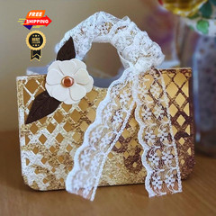 Alinacutle 1set Tote Bag Gift Box Dies Lady Purse