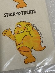 Hallmark Halloween Stick R Treats Monster Witch JOL Stickers 1983 New 21 Sheets