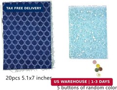 Textured Scrapbook Paper Mesh Fabric – Junk Journal Supplies Assorted Set 51 She