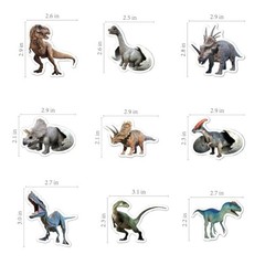 100pcs Jurassic Dinosaur Stickers Waterproof Vinyl Decals for Kids Laptop Bottle