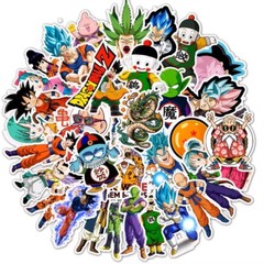 Dragonball Z Anime Stickers 50 Piece Pack Sticker Decals Decal Merch Waterproof