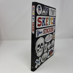 Piccadilly Sketch Your Sticker Book 550 Peel-Off Stickers Coloring Activity Book