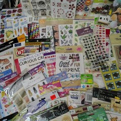 175+ Pieces Huge Lot Scrapbooking Stickers Embellishments NEW Many Occasions
