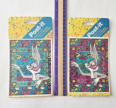 Vtg 3M Stickers NIP Bugs Bunny LOT HTF 1993 Looney Tunes Post- It Removable