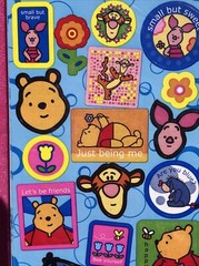 VTG SANDYLION DISNEY WINNIE THE POOH PIGLET TIGGER EEYORE STICKERS 2 PKGS NEW