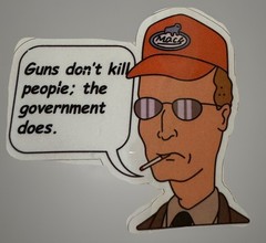 2 Dale Gribble Rusty Shackleford King Of The Hill Decal Water Bottle Sticker