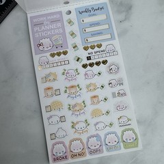 Wonton in A Million Sticker Sheet Budget Money Pad