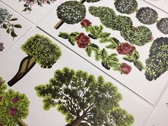 Anna Griffin Trelliage Die Cuts 8 Sheets RARE
