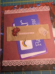 Handmade Vintage Floral Junk Journal Starter Kit – Brown Blue Orange
