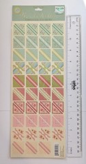 Brenda Walton Photo Corners II Embossed Scrapbooking Stickers By K&Company