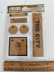 Colorbok Kolette Self Adhesive Destination Tags «The City» Scrapbooking