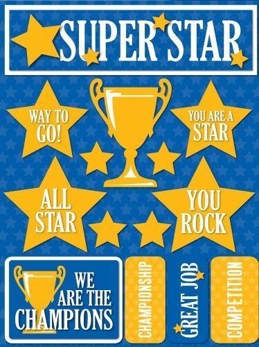 Reminisce Signature Series 3-Dimensional Sticker, Superstar