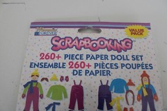 Memories Forever 260+ PC Paper Doll Set Colorful Value Pk Scrapbooking Crafts