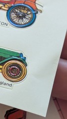 Vintage Stickers Antique Automobiles Merrimack 1979 Hong Kong 1 Sheet READ
