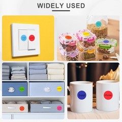 3500 Pcs Colored Dot Stickers, 3/4″ Label Sticker round Color Coding Labels