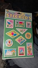 Vintage Stickers Easter Spring Paper Magic Group New In Pack 4 Sheets