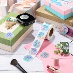 500Pcs Thank You for Supporting My Small Business Stickers Holographic Stickers
