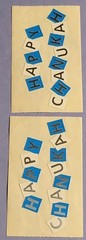 Mrs. Grossman’s Blue White Black Holiday Chanukah Scrapbooking Stickers 1 Sheet