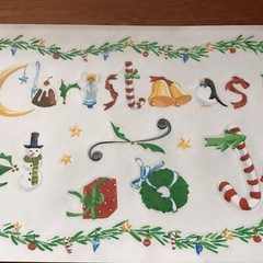 12″ Christmas Borders Noel Joy SCRAPBOOK Stickers Autumn Leaves