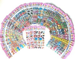 48 Sheet Kids Toddler Girl/Boy Fun Puffy Stickers Pack DIY Stickers Party Favors