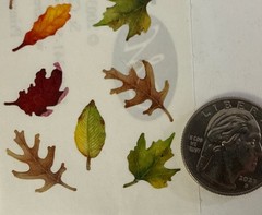 FALL LEAVES Stickers(15pc) Creative Memories•Autumn •Fall•Colorful•Card Making