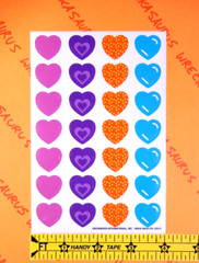 Pattern Hearts Sticker Sheet
