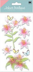 U Choose💋Flower Scrapbook Stickers Jolee’s Paper House Crafts Rose Daisy Floral