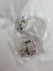 WSSROGY Aesthetic Scrapbook Sticker Lot Kawaii Travel Floral Journal Planner